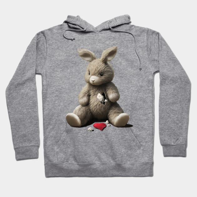 Teddy rabbit without a heart. Palm Angels Hoodie by xlhombat